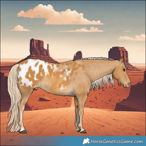 Horse Color:Palomino Appaloosa