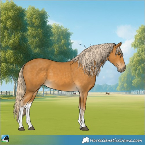 Horse Color:White Spotted Palomino 