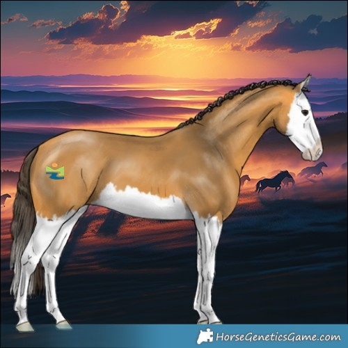 Horse Color:Buckskin Splash 