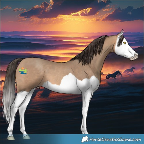 Horse Color:Amber Champagne Splash 