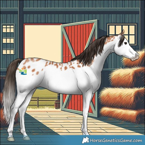 Horse Color:Bay Splash Appaloosa 