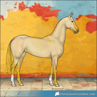 Horse Color:Watercolor Liver Red Dun