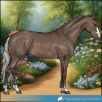 Horse Color:Silver Brown Dun