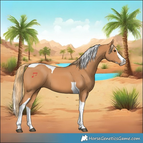 Horse Color:Chestnut Splash Tobiano 