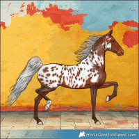 Horse Color:Silver Brown Appaloosa 