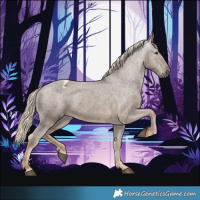 Horse Color:Gray Chocolate Palomino Varnish 
