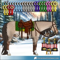 Horse Color:Liver Red Dun 