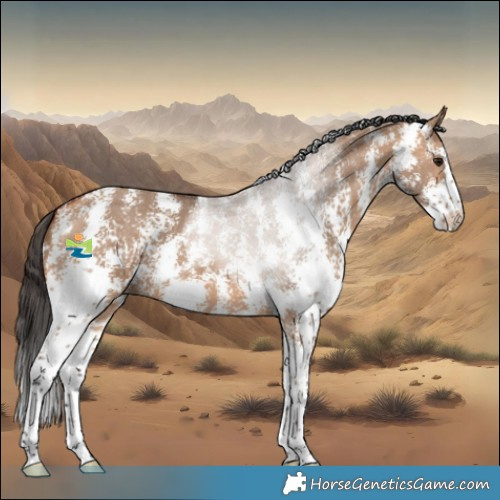 Horse Color:Bay Dun Sabino