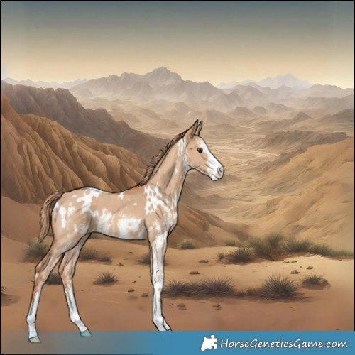 Horse Color:White Spotted Red Dun Sabino 