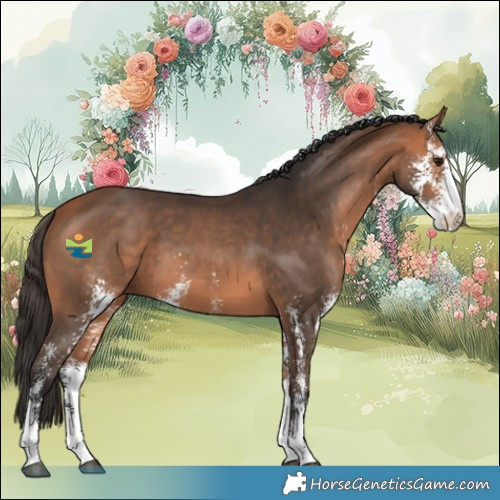 Horse Color:Bay Sabino 