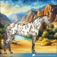 Horse Color:Buckskin Dun Appaloosa
