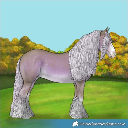 Horse Color:Watercolor Chocolate Palomino 