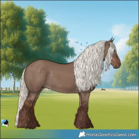 Horse Color:Liver Red Dun Mushroom Rabicano