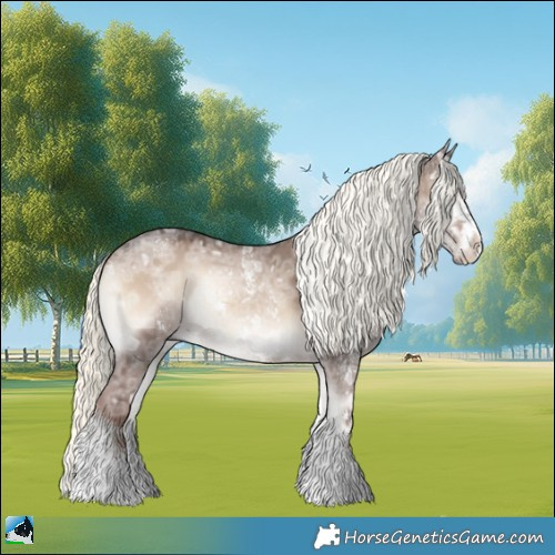 Horse Color:Liver Red Dun Ice Onyx Mushroom Sabino 