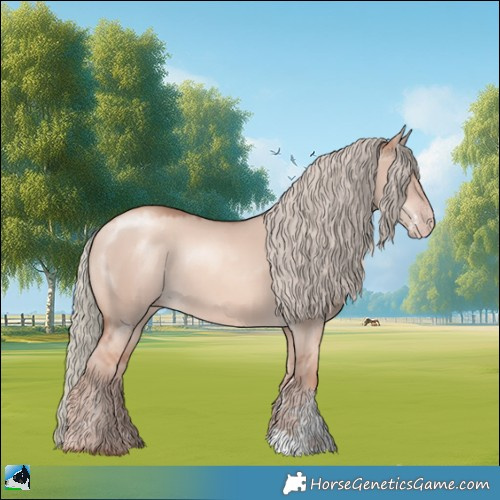 Horse Color:Gold Champagne Dun Mushroom Sabino Rabicano 