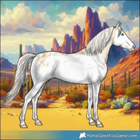 Horse Color:Palomino Dun Sabino Splash Blanket Rabicano 