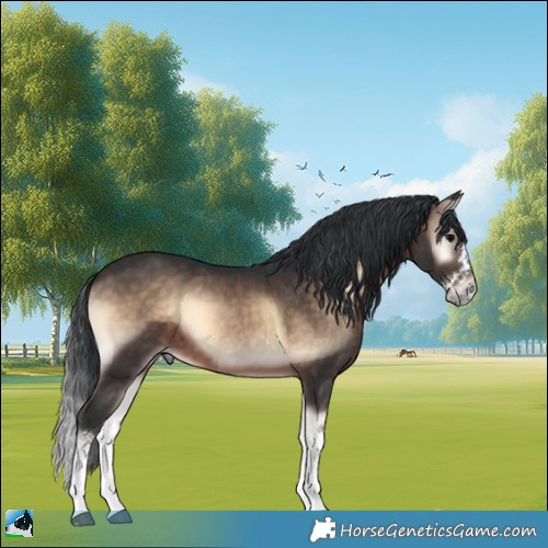 Horse Color:Brown Onyx Splash 