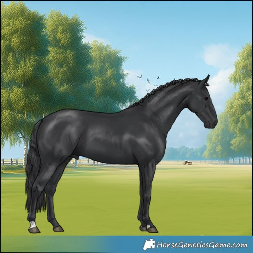 Horse Color:Black 