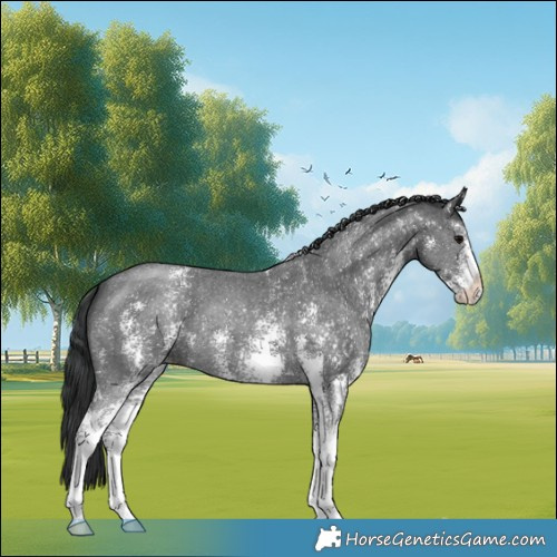 Horse Color:Black Sabino 