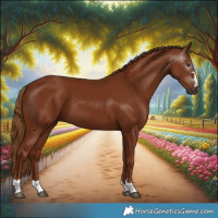 Horse Color:Gray Chestnut 