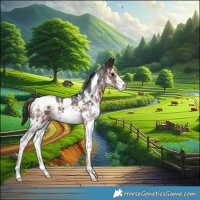 Horse Color:White Spotted Brown Sabino 