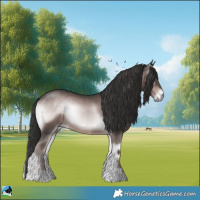 Horse Color:Platinum Liver Red Onyx