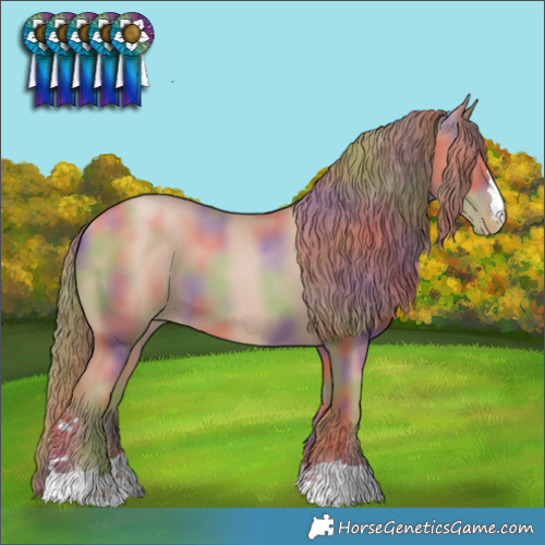 Horse Color:Nacre Black Pearl 