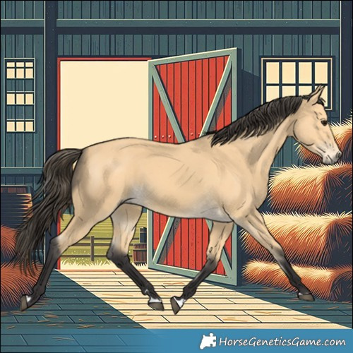 Horse Color:Buckskin