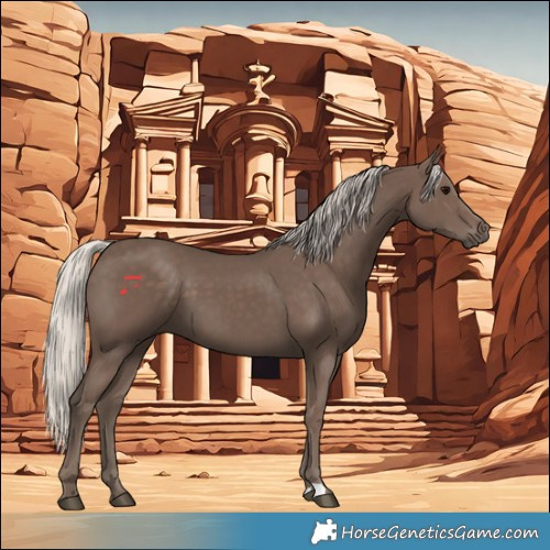 Horse Color:Silver Black 