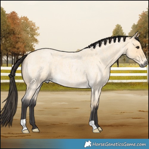 Horse Color:Buckskin Roan