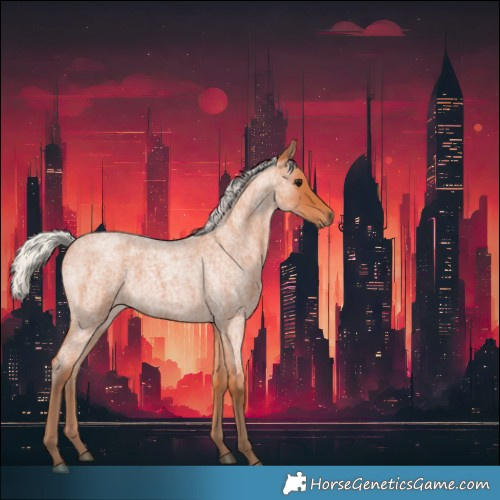 Horse Color:Silver Bay Roan 