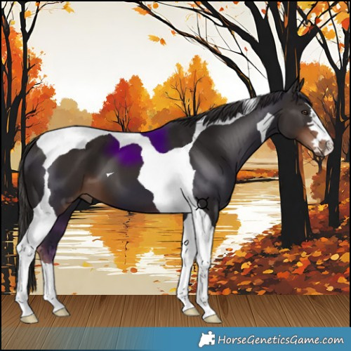 Horse Color:Liver Chestnut Tobiano