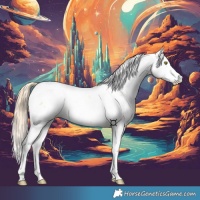 Horse Color:Chestnut Pearl Sabino 