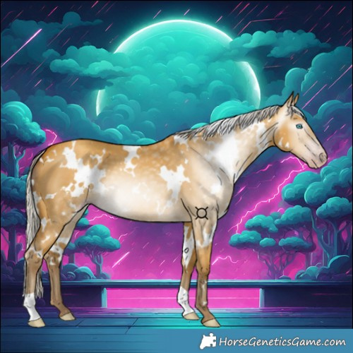 Horse Color:Gray White Spotted Silver Amber Cream Champagne Dun