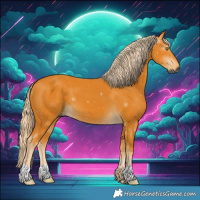 Horse Color:Gray Palomino