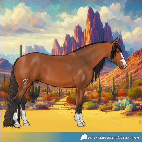 Horse Color:Bay 