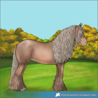 Horse Color:Liver Chestnut Pearl Mushroom 