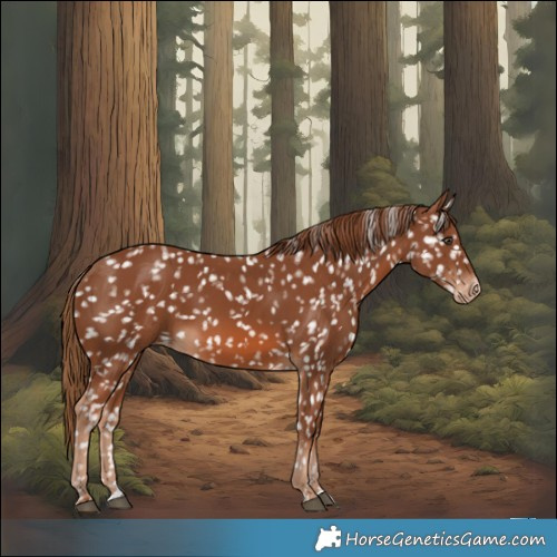 Horse Color:Chestnut Appaloosa 