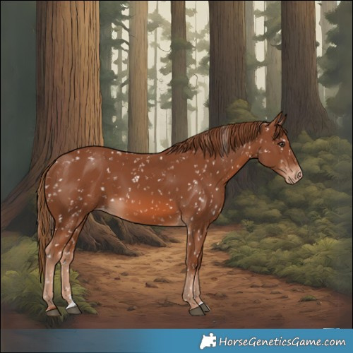 Horse Color:Chestnut Appaloosa
