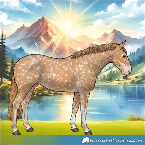 Horse Color:Chestnut Tobiano Appaloosa
