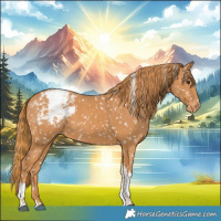 Horse Color:Chestnut Tobiano Appaloosa 