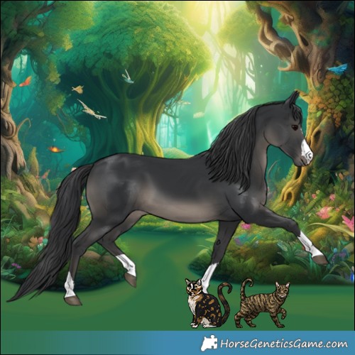 Horse Color:Black 