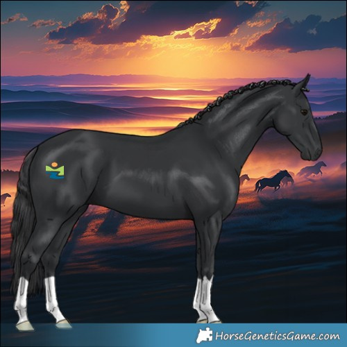 Horse Color:Black 