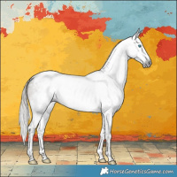Horse Color:Gray Silver Brown Roan Splash Tobiano Varnish 