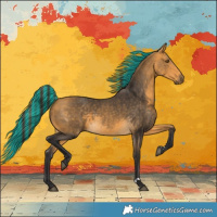 Horse Color:Painted Buckskin 