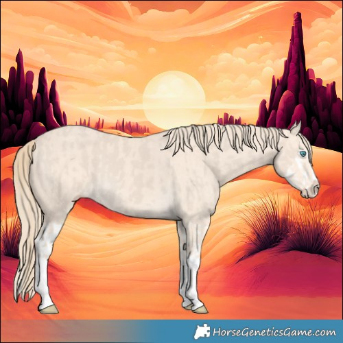 Horse Color:Smoky Creme Splash  and Perlino Splash 