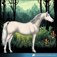 Horse Color:Cremello Splash  and Cremello Splash 