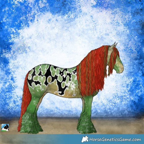 Horse Color:Painted Watercolor Bay Ice Blanket