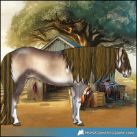 Horse Color:Painted Liver Red Onyx Tobiano