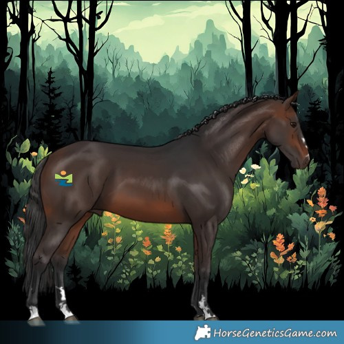 Horse Color:Brown 
